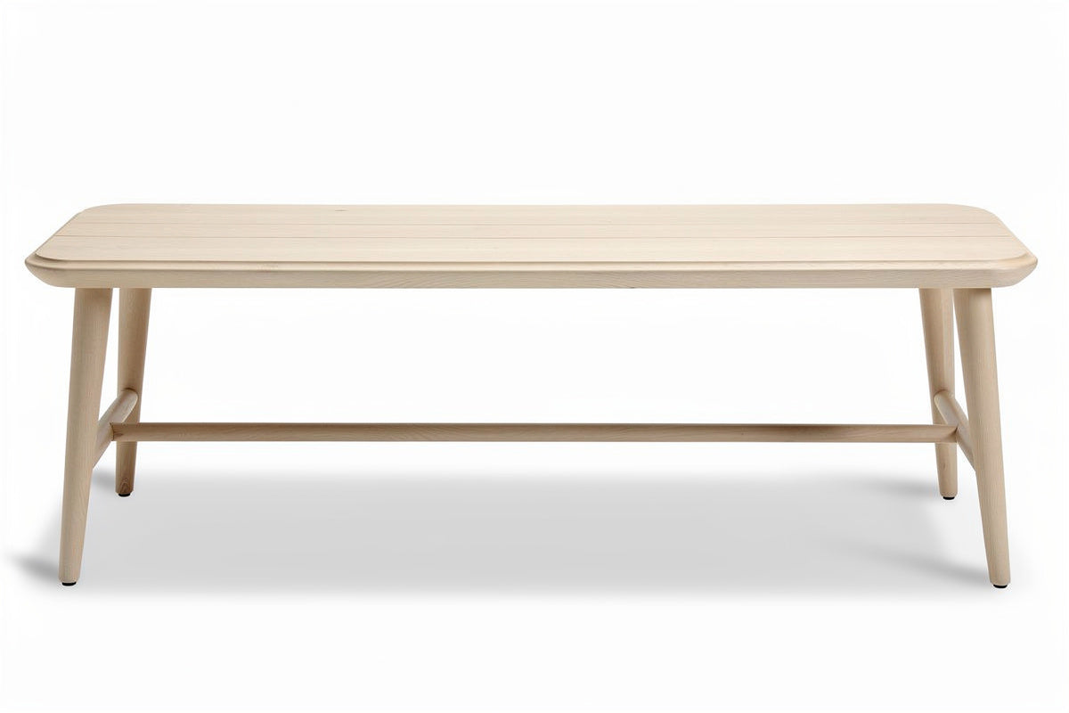 **Titel in het Nederlands: Moderne Houten Tafel met Minimalistisch Ontwerp**