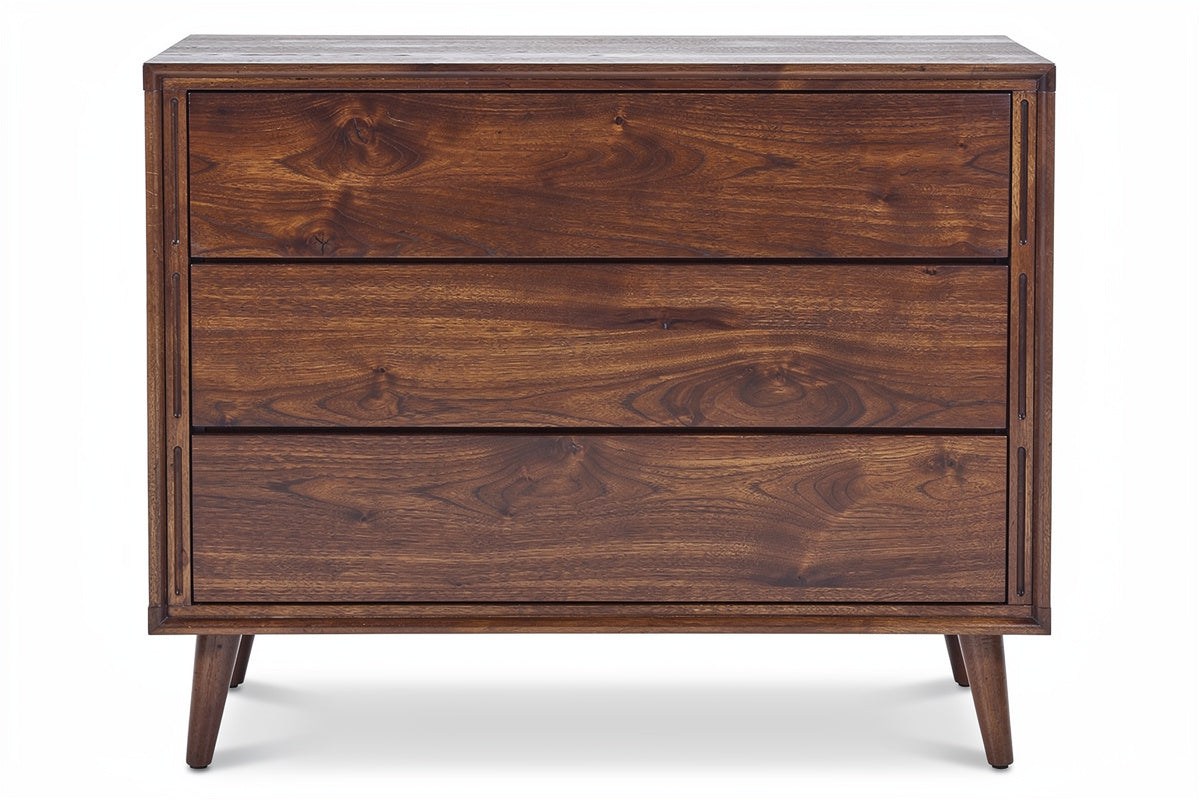 **Houten Dressoir met 3 Lades en Retro Ontwerp**